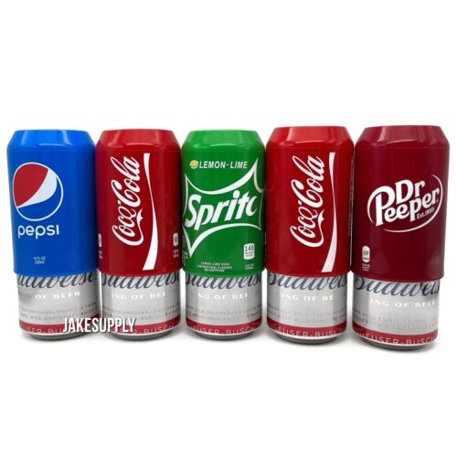 Silicone Beer Can Covers Hide A Beer (3 PACK) Coca Cola Sleeve Koozie