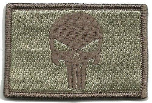 BuckUp Tactical Morale Patch Hook Punisher Patches 3x2