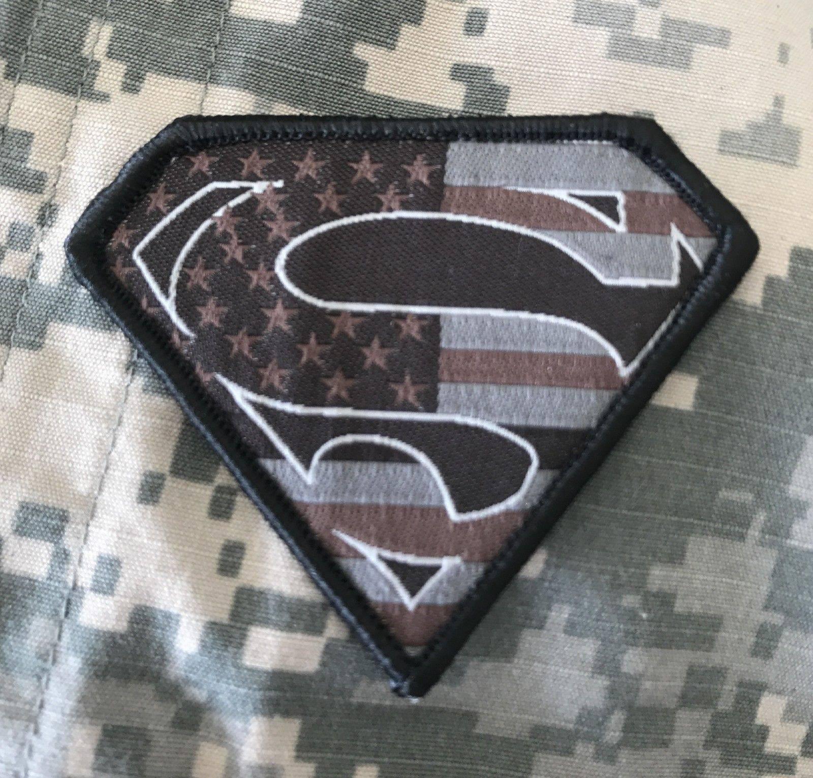 Superman Hook and Loop Patch