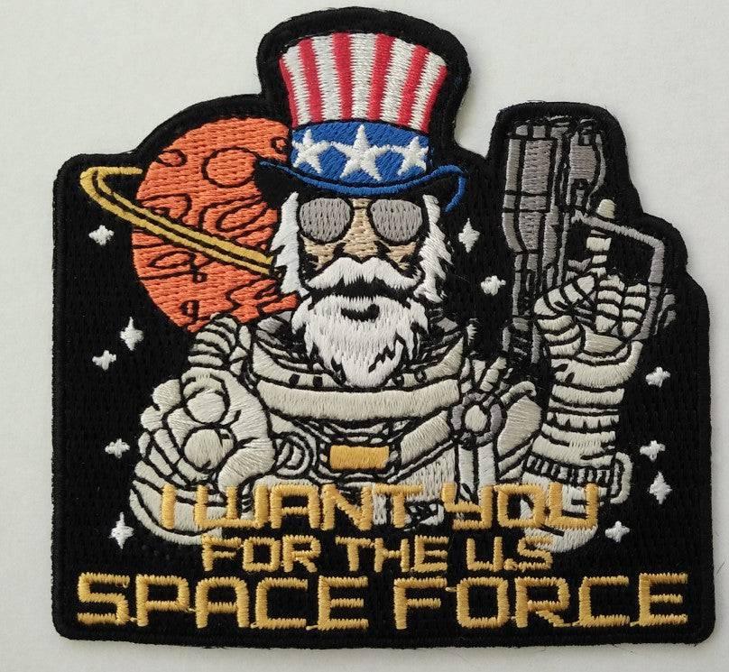 2x3 US Space Force Tactical Patches VELCRO® BRAND Fastener Morale HOOK  PATCH