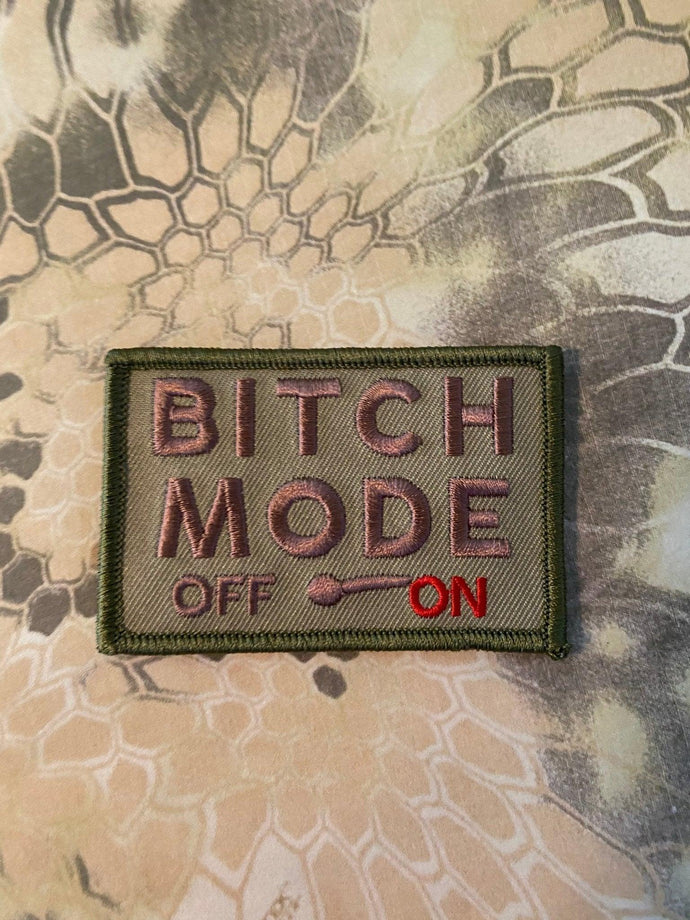 bitch mode on off meter funny morale 3x2