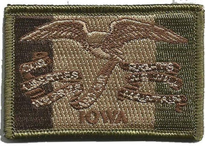 BuckUp Tactical Morale Patch Hook Iowa Des Moines State Patches 3x2" - BuckUp Tactical