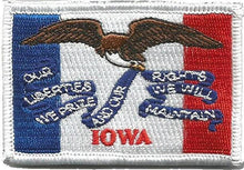 BuckUp Tactical Morale Patch Hook Iowa Des Moines State Patches 3x2" - BuckUp Tactical