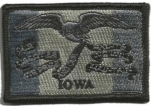 BuckUp Tactical Morale Patch Hook Iowa Des Moines State Patches 3x2" - BuckUp Tactical