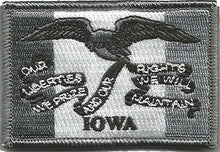 BuckUp Tactical Morale Patch Hook Iowa Des Moines State Patches 3x2" - BuckUp Tactical