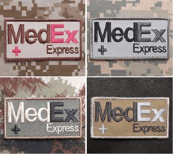 BuckUp Tactical Morale Patch Hook MedEx Express Patches 2.75