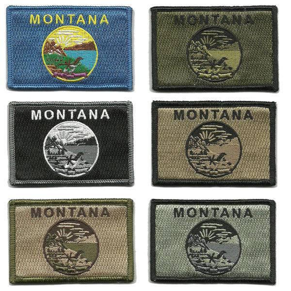 BuckUp Tactical Morale Patch Hook Montana Helena State Patches 3x2