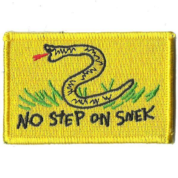 BuckUp Tactical Morale Patch Hook NO STEP ON SNEK - 2