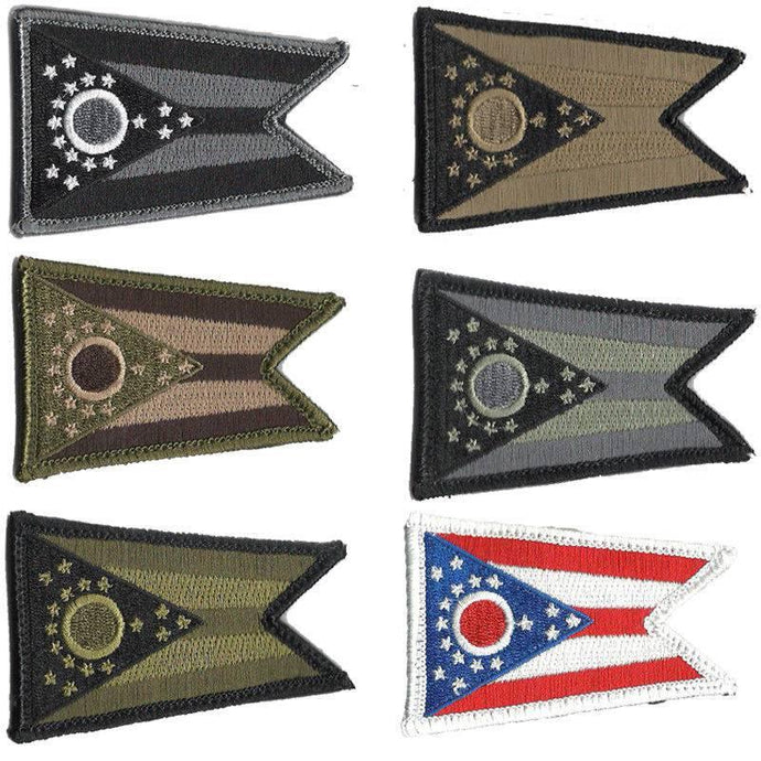 BuckUp Tactical Morale Patch Hook Ohio Columbus State Patches 3x2