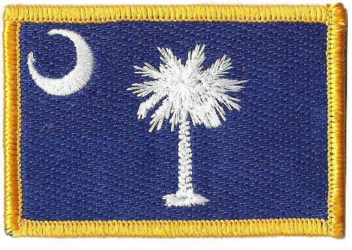 BuckUp Tactical Morale Patch Hook South Carolina Columbia State Patches 3x2