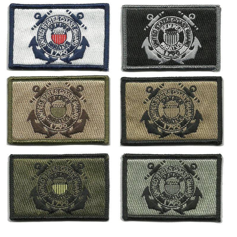 BuckUp Tactical Morale Patch Hook USCG Coast Guard Seal Patches 3x2