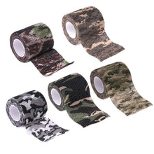 Camouflage Stealth Tape Army Camo Tape Wrap Military Training Outdoor Camping Shooting Accessories 5 X 4.5CM - BuckUp Tactical