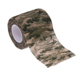 Camouflage Stealth Tape Army Camo Tape Wrap Military Training Outdoor Camping Shooting Accessories 5 X 4.5CM - BuckUp Tactical