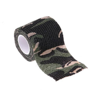 Camouflage Stealth Tape Army Camo Tape Wrap Military Training Outdoor Camping Shooting Accessories 5 X 4.5CM - BuckUp Tactical