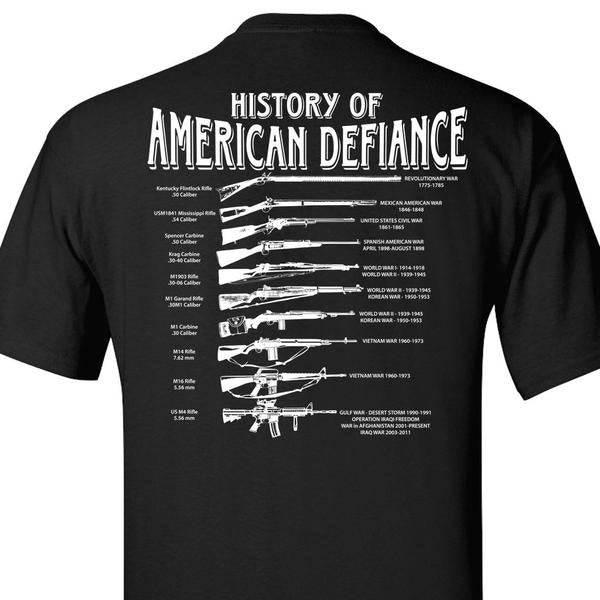 HISTORICAL RIFLE BLACK T-SHIRT S M L XL 2XL 3XL 4XL 5XL - BuckUp Tactical